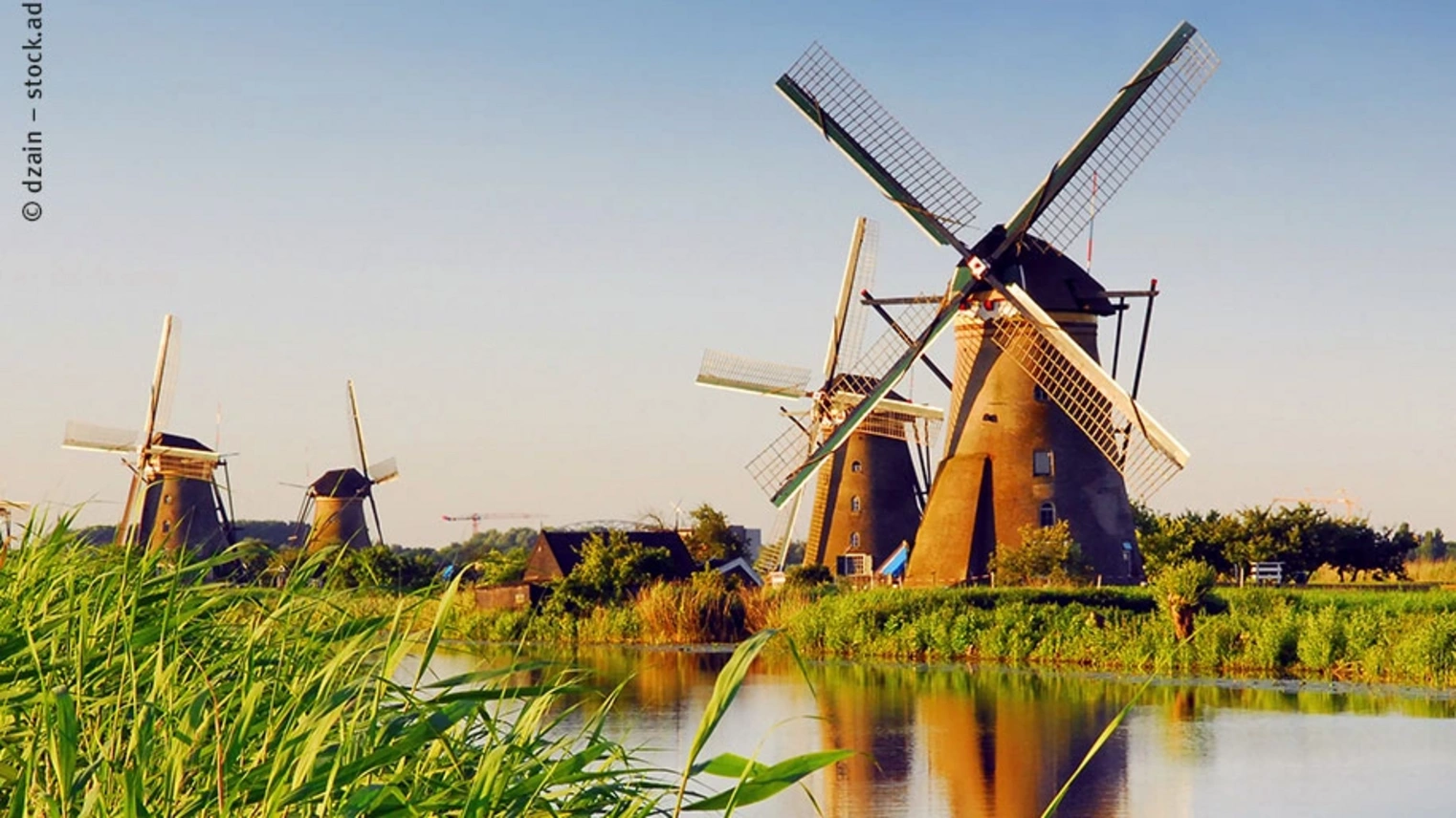 Windmills on the water