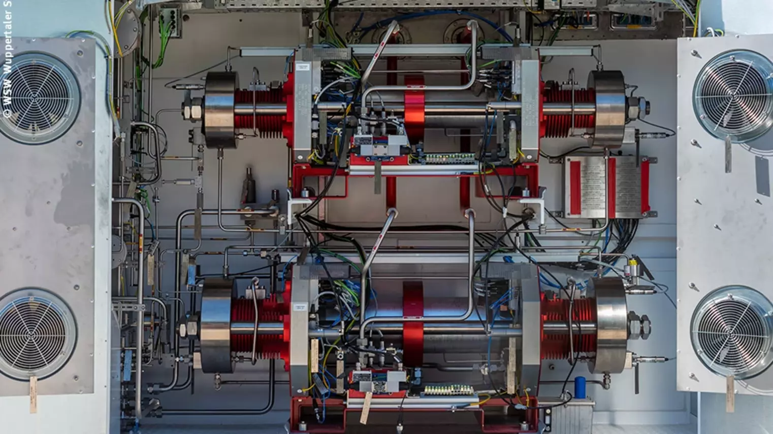 Detailansicht der Kompressoreinheit