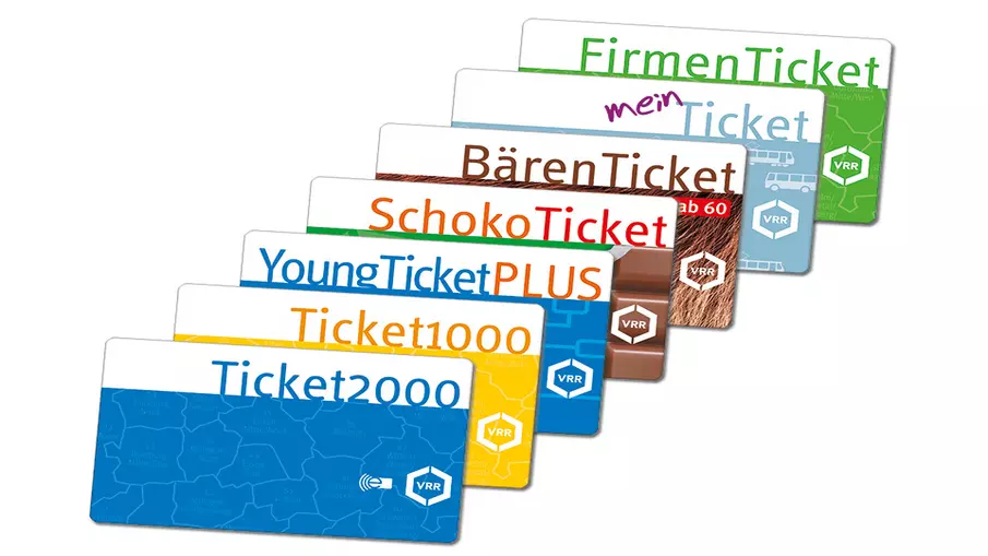 Übersicht personalisierbarer Abotickets