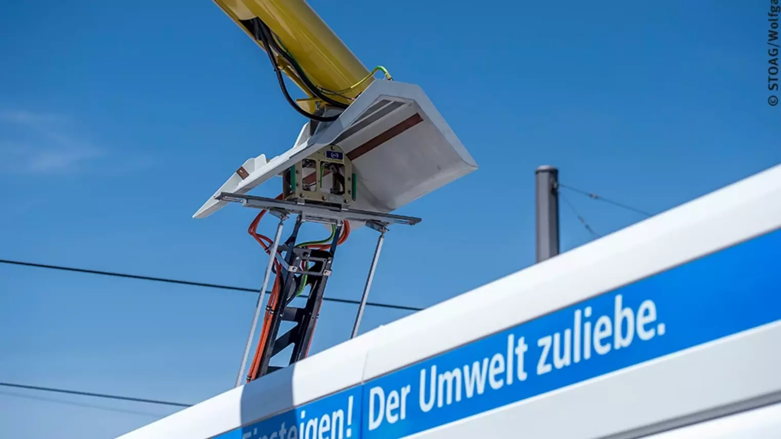 Ladeinfrastruktur für einen Elektrobus