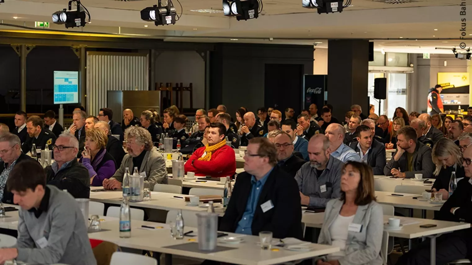 Blick ins Auditorium beim 2. Colloquium EURO 2024 "Sicherheit im öffentlichen Nahverkehr"