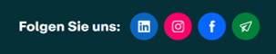 Die Social Media Icons auf vrr.de